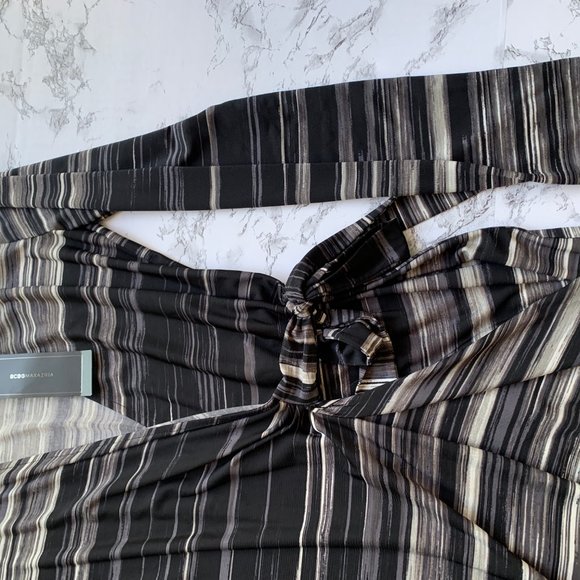 BCBGMaxAzria Striped Midi Dress - Picture 3 of 8
